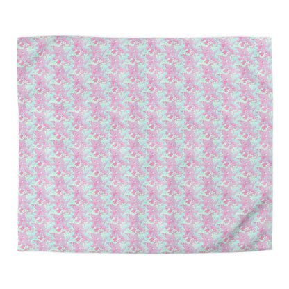 Berry Sorbet Camo Microfiber Duvet Cover