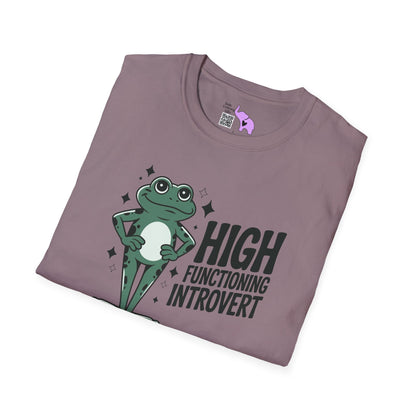 High Functioning Introvert Adult T-shirt