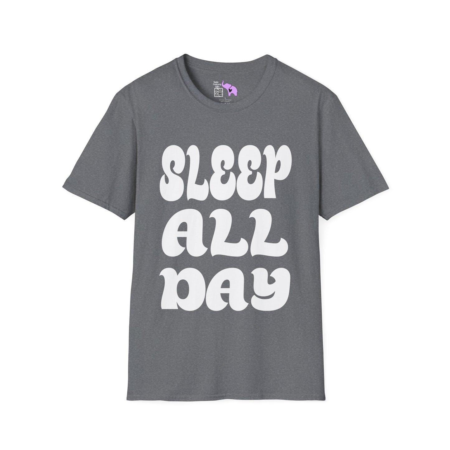 Sleep All Day Adult T-shirt