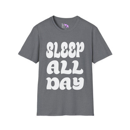 Sleep All Day Adult T-shirt