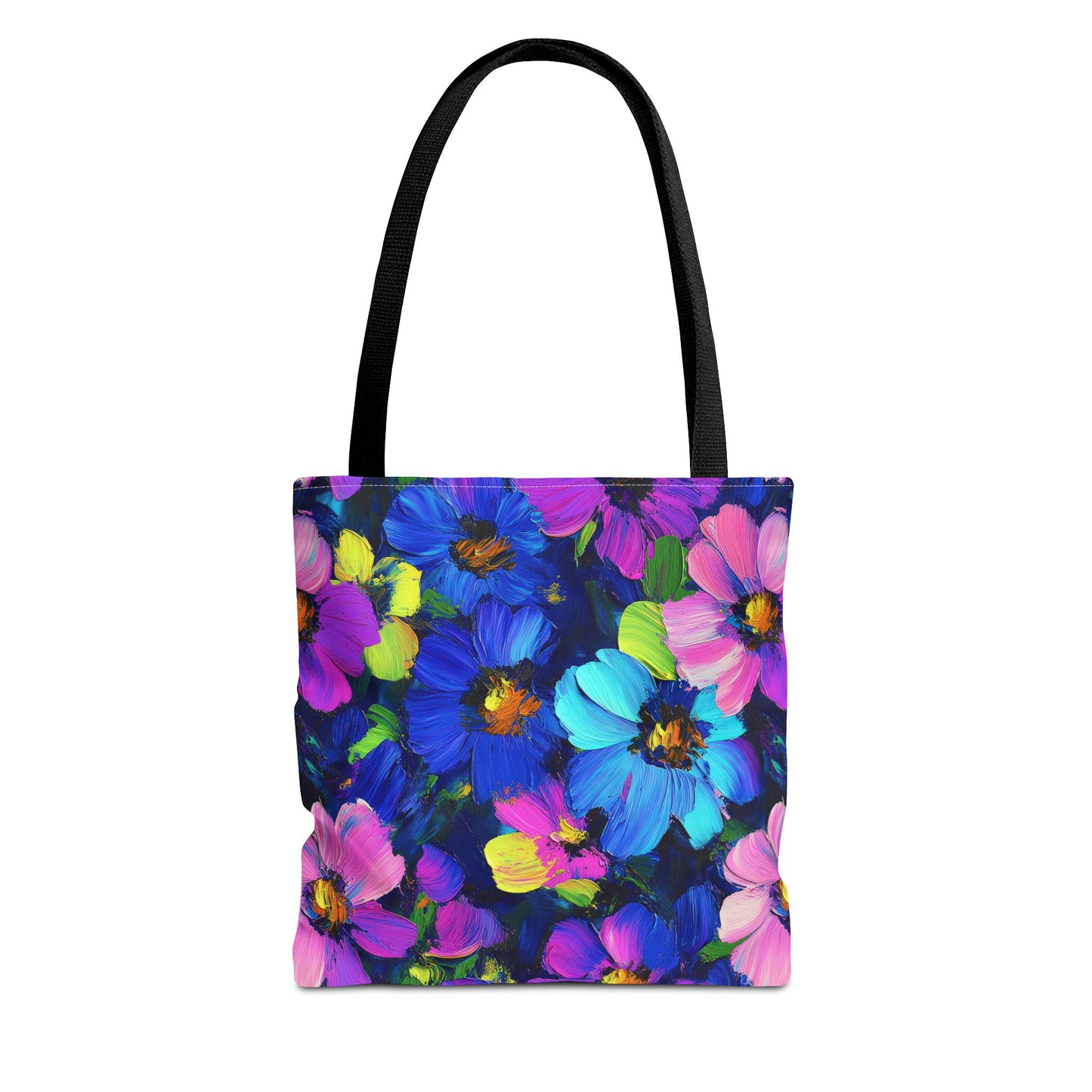 Watercolor Daisies Canvas Tote Bag