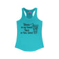 Drink In My Hand Toes In The Sand Women's Ideal Racerback Tank