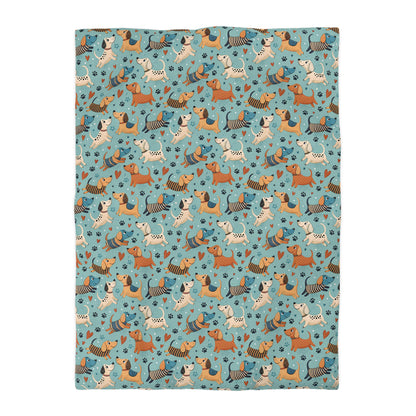 Dapper Doggies Microfiber Duvet Cover