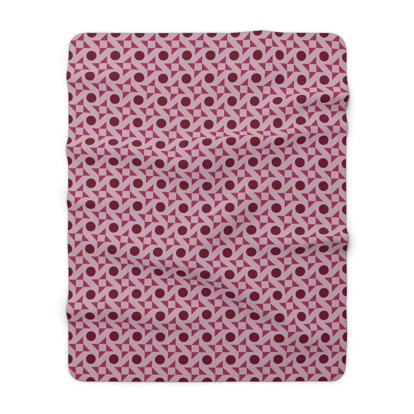 Crimson Pinwheels Basic Bedding Set