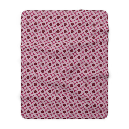 Crimson Pinwheels Basic Bedding Set