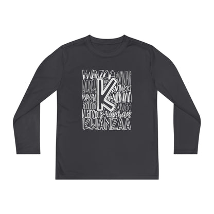 Kwanzaa Wordcloud Youth Long Sleeve Tee