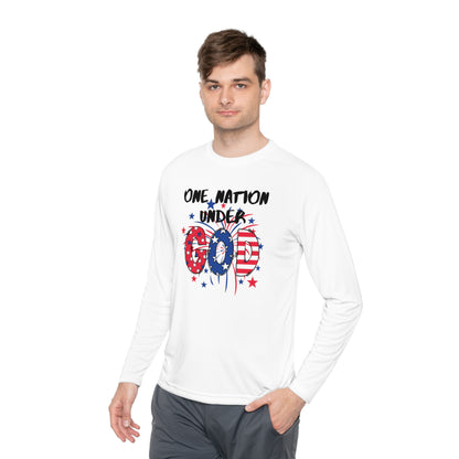 One Nation Under God Unisex Lightweight Long Sleeve Tee