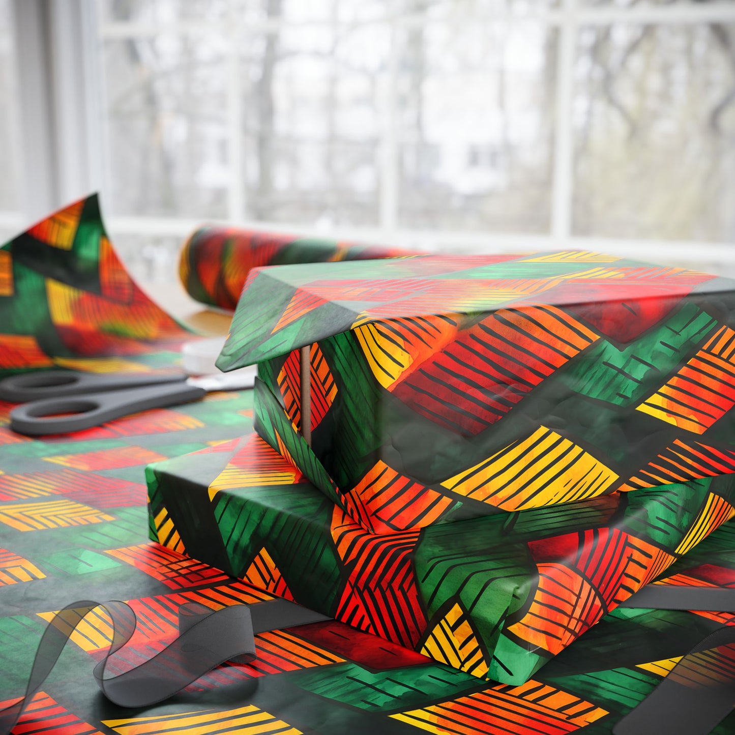 Joyful Vibes Kwanzaa Wrapping Paper