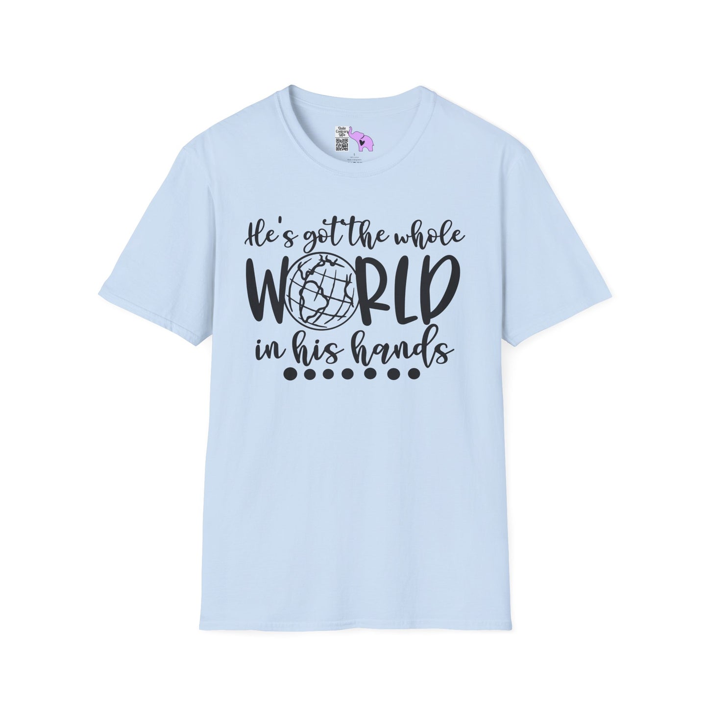 He's Got the Whole World in His Hands (2) Adult T-shirt