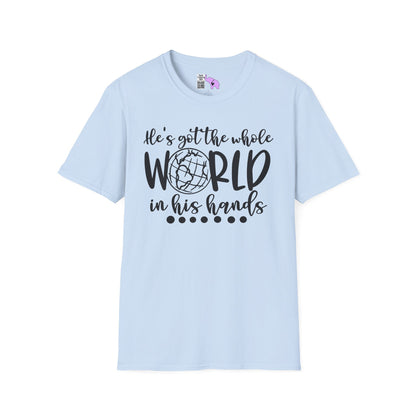 He's Got the Whole World in His Hands (2) Adult T-shirt