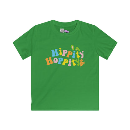 Hippity Hoppity (Easter) Kids Softstyle Tee
