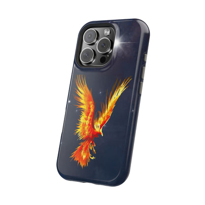 Phoenix Over Nebula MagSafe® Compatible Tough Case for iPhone