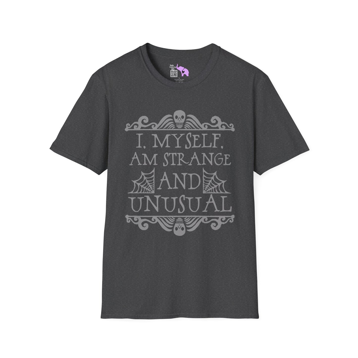Beetlejuice I Myself Am Strange and Unusual Adult T-shirt