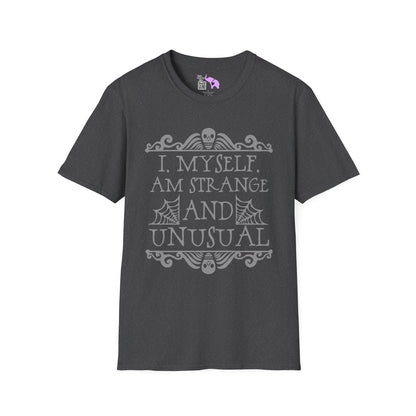 Beetlejuice I Myself Am Strange and Unusual Adult T-shirt