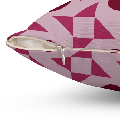 Crimson Pinwheels Basic Bedding Set