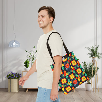 Candlelight Burst Canvas Tote Bag