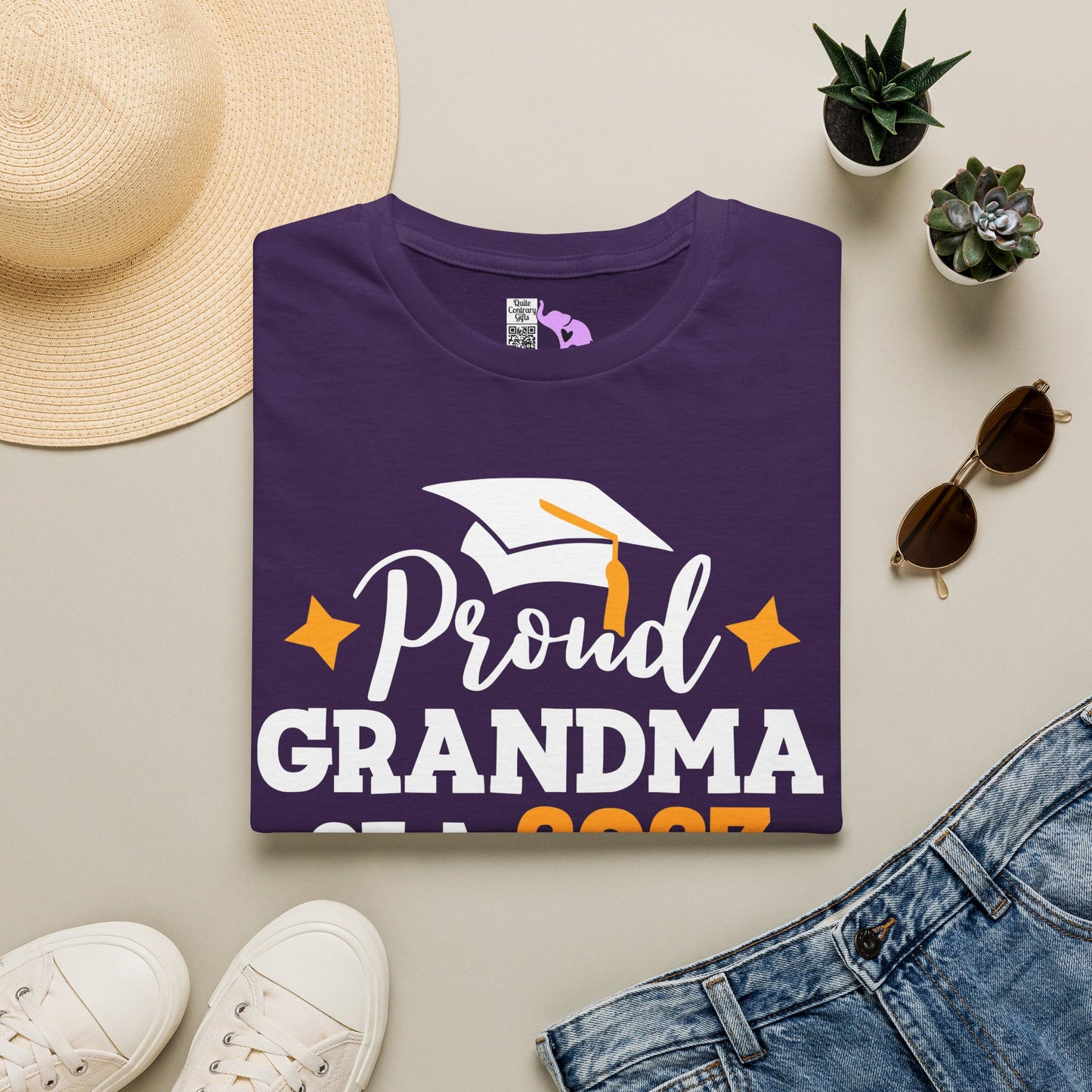 Proud Grandma of a 2027 Graduate Adult T-shirt