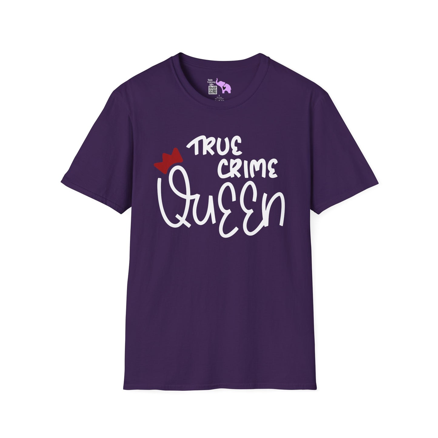 True Crime Queen Adult T-shirt