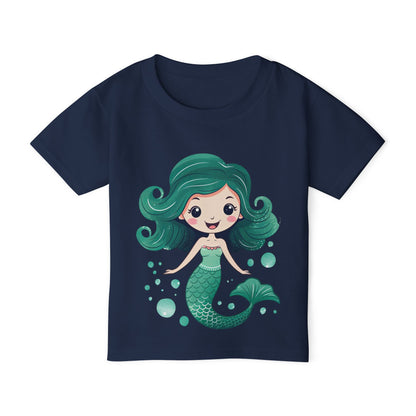 Teal Mermaid Heavy Cotton™ Toddler T-shirt