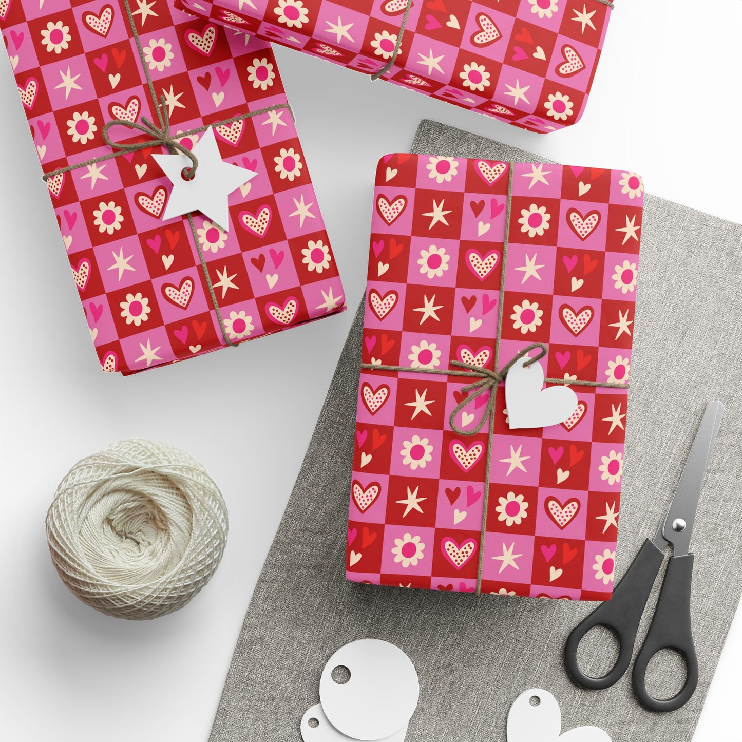 Valentine Toss Wrapping Paper
