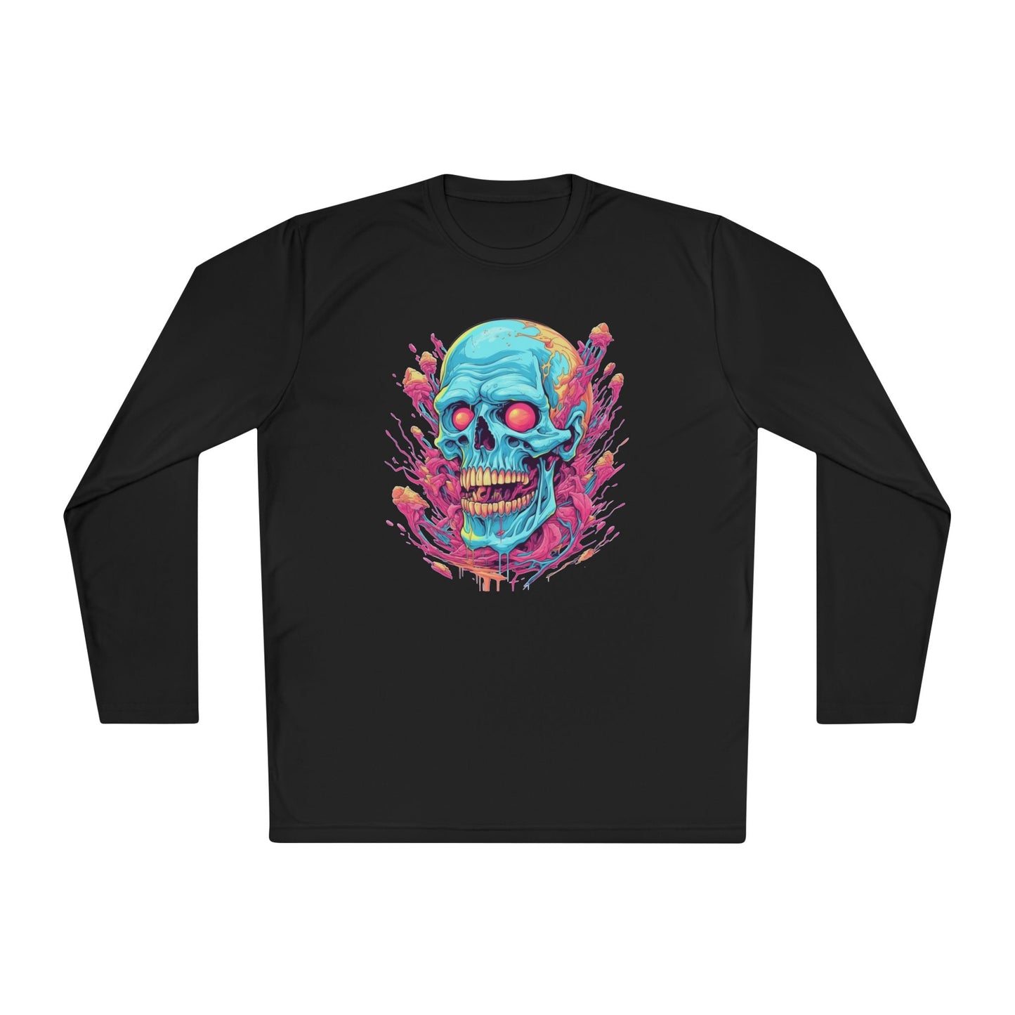 Psycho Skull Adult Long Sleeve Tee