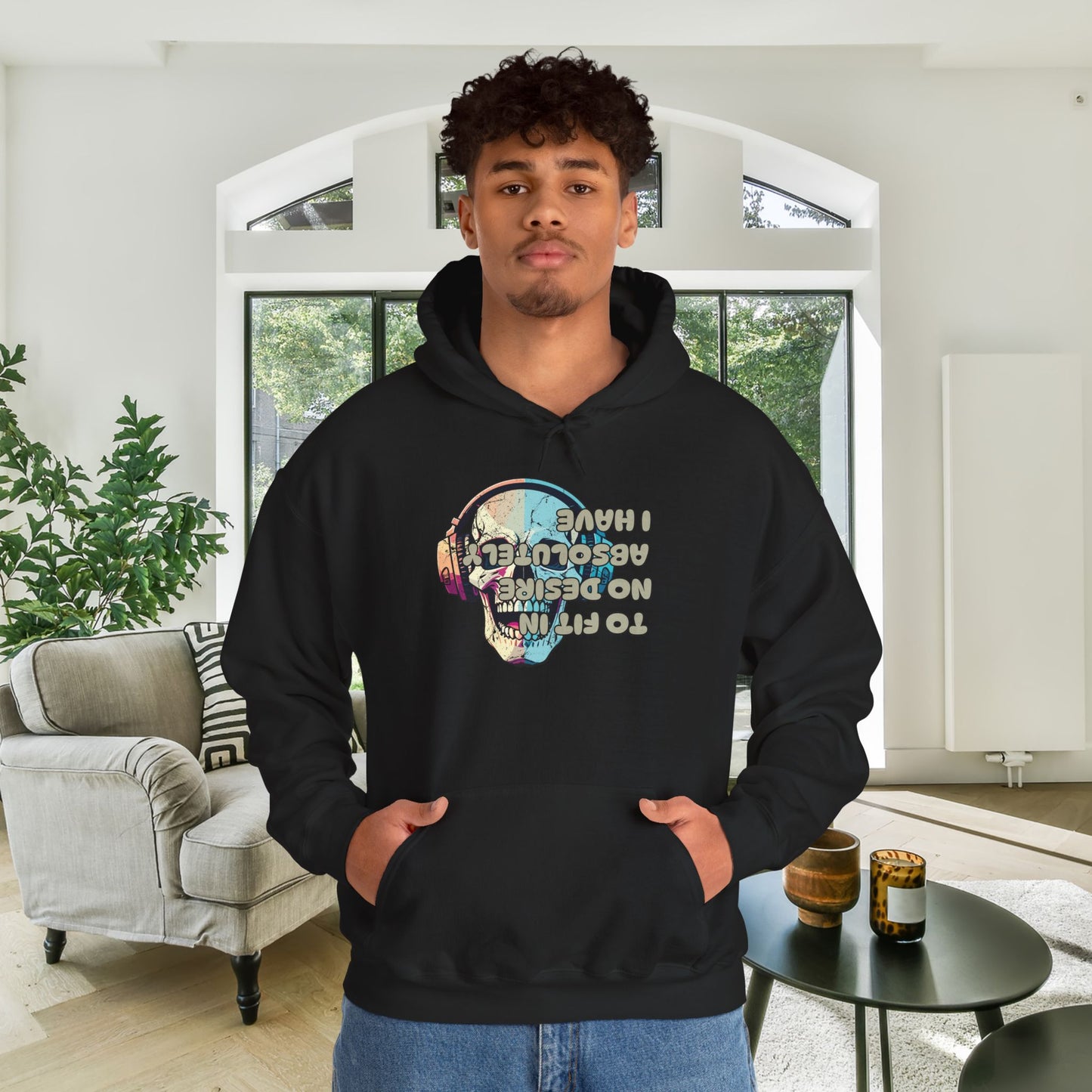I Have Absolutely No Desire To Fit In Adult Heavy Blend™ Hoodie