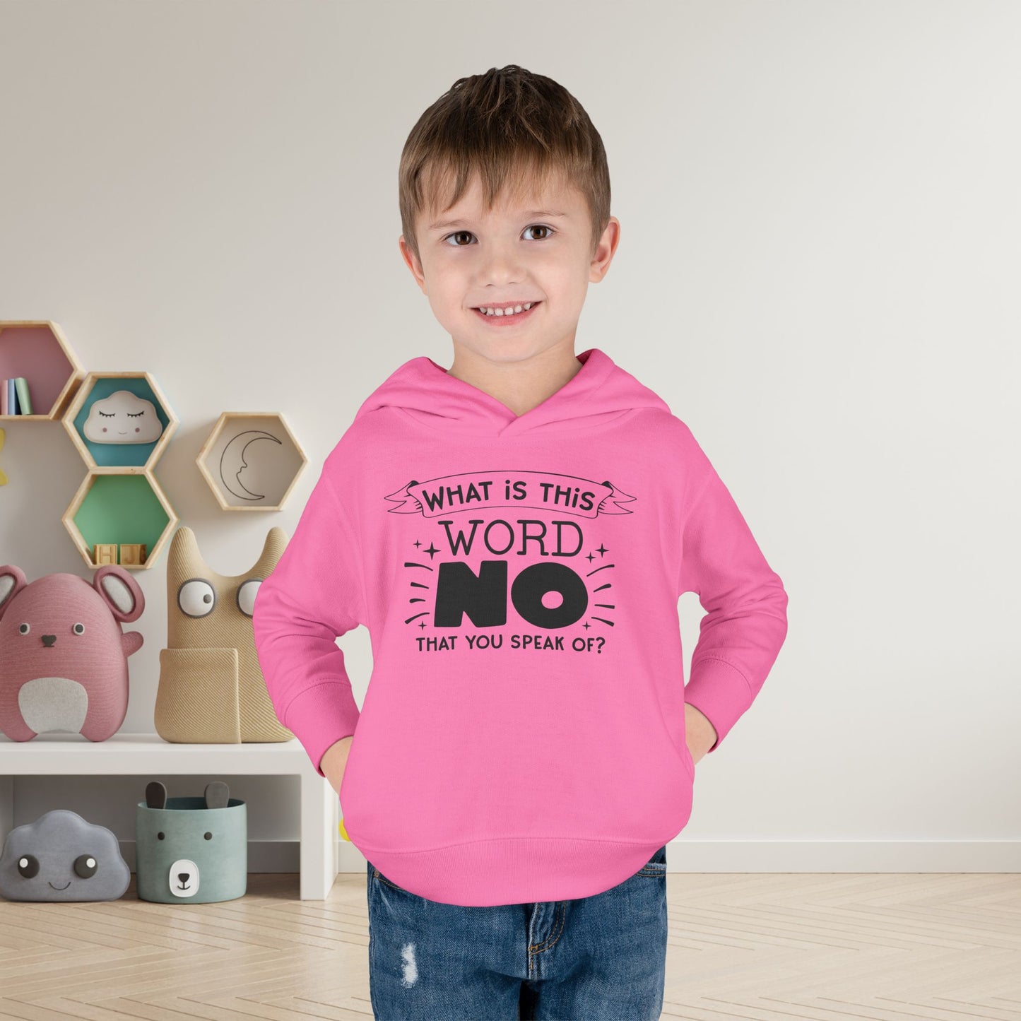 What Is This Word No That You Speak Of? Toddler Hoodie