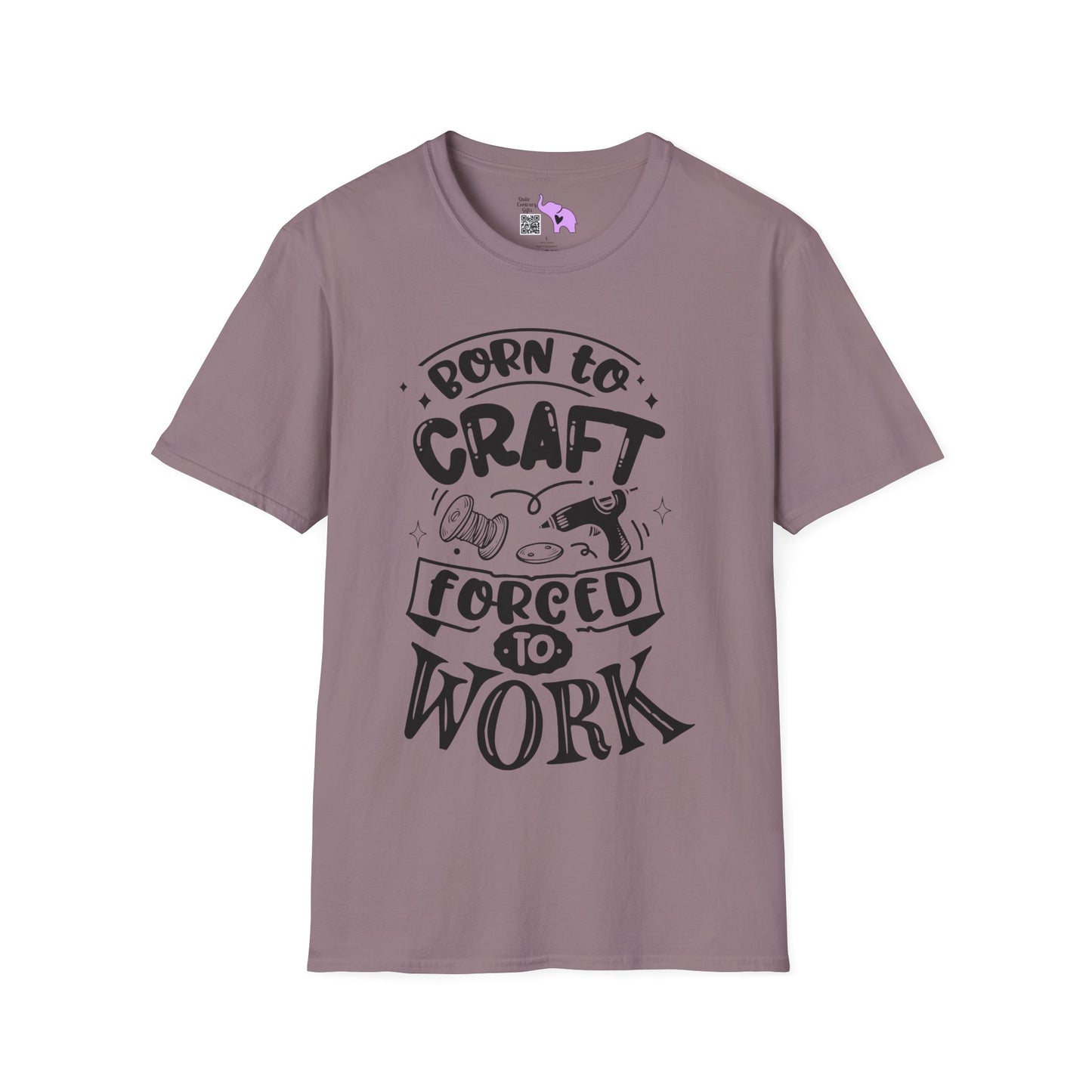 Born To Craft Forced To Work Adult T-shirt