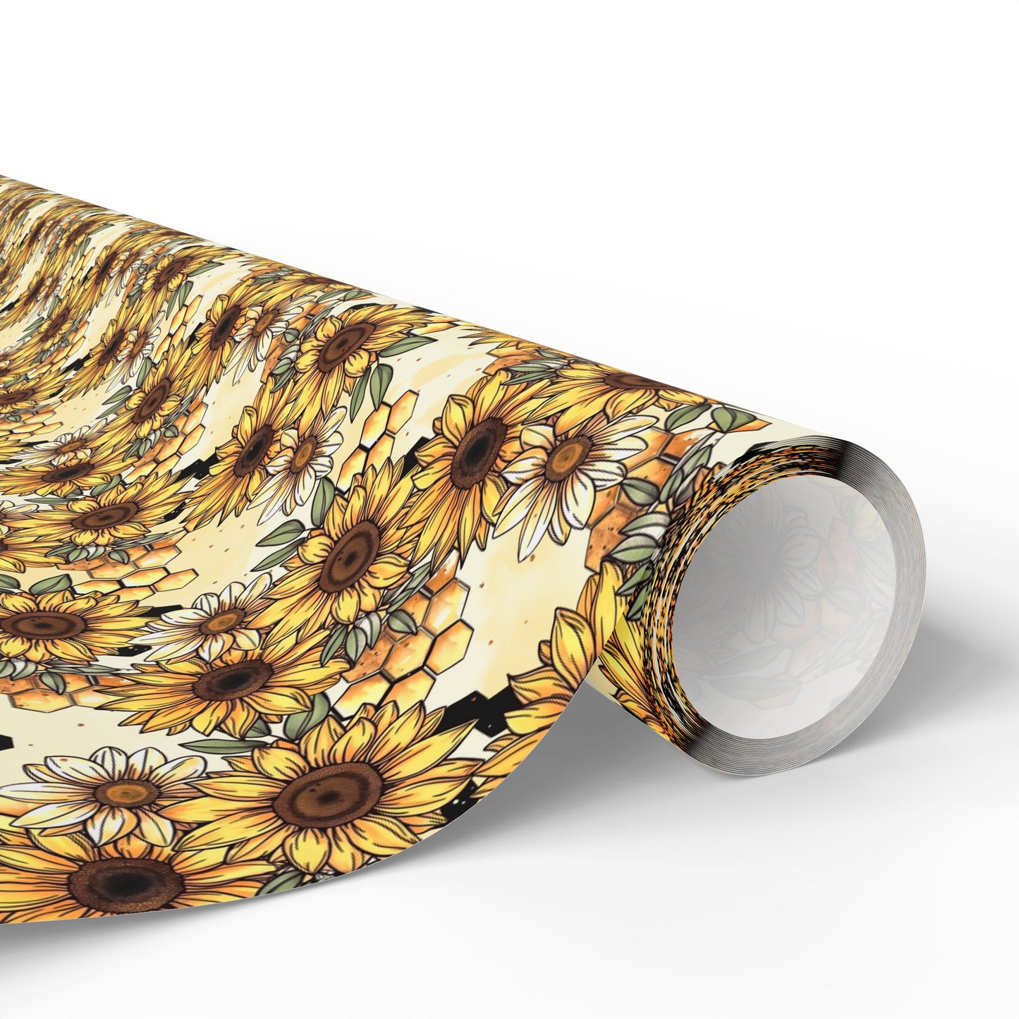 Honecombs & Sunflowers Wrapping Paper