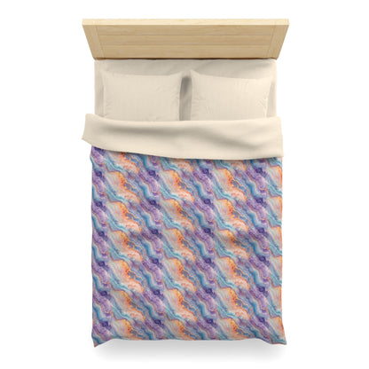 Dreamwave Marble Microfiber Duvet Cover