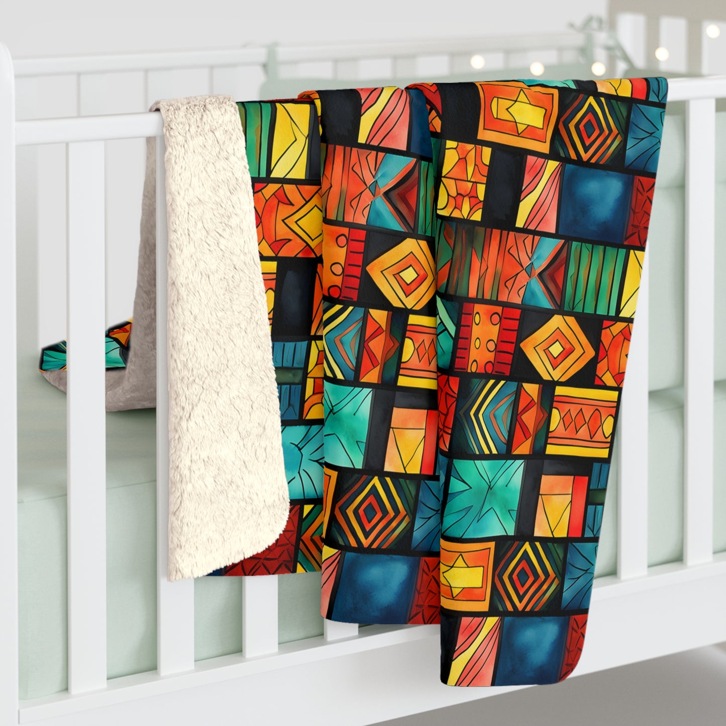 Imani Flow Sherpa Fleece Blanket