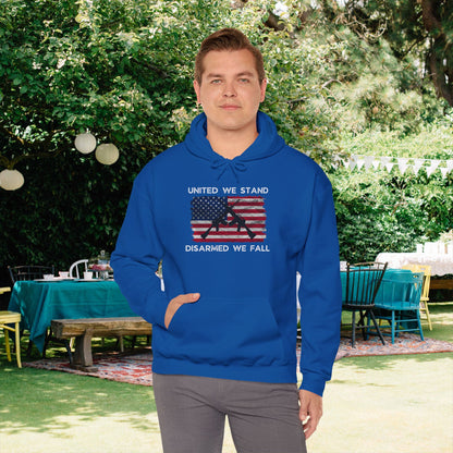 United We Stand Disarmed We Fall Heavy Blend™ Hooded Sweatshirt