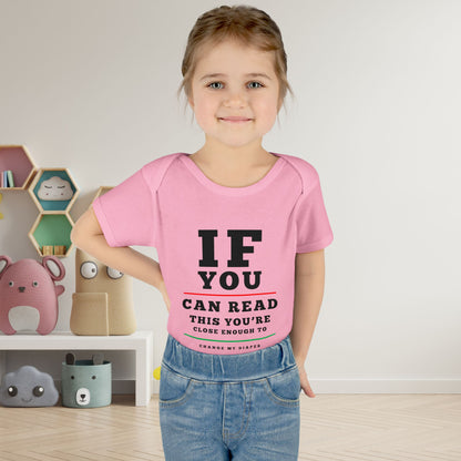 If You Can Read This Eye Chart Infant Baby Rib Bodysuit
