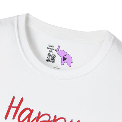 Happy Birthday America (Eagle Eating Cake) Adult T-shirt