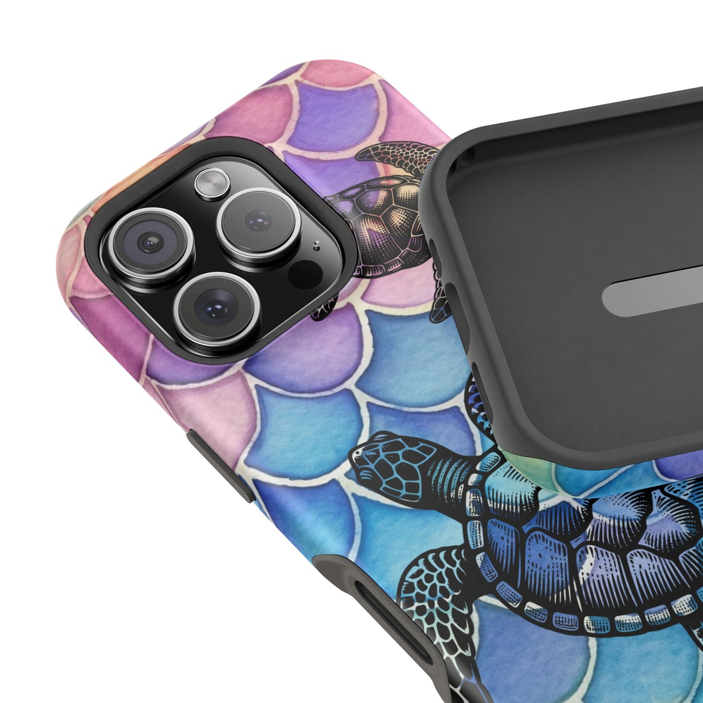 Sea Turtle Silhouette MagSafe® Compatible Tough Case for iPhone