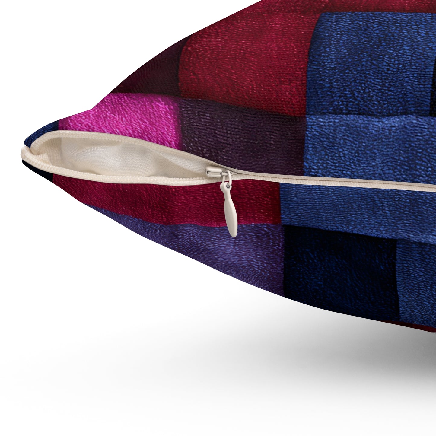 Velvet Mosaic Print Throw Pillow