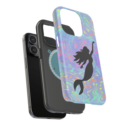 Mermaid Silhouette MagSafe® Compatible Tough Case for iPhone