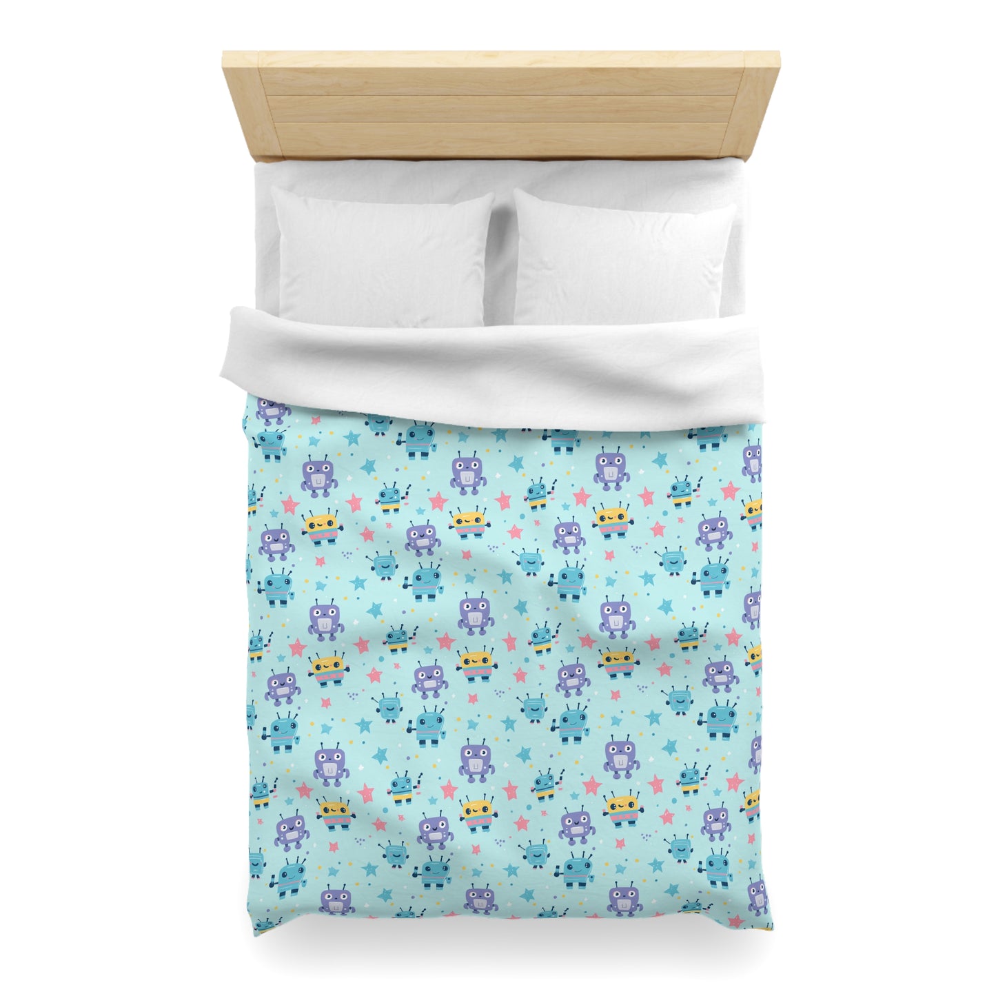 Robo Galaxy Giggles Microfiber Duvet Cover