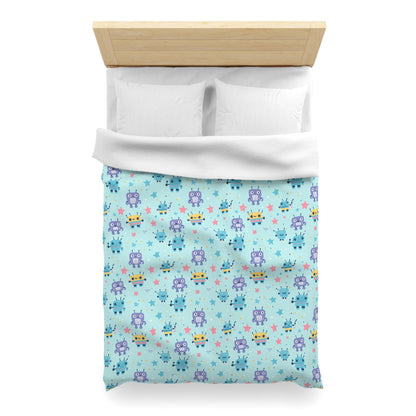 Robo Galaxy Giggles Microfiber Duvet Cover
