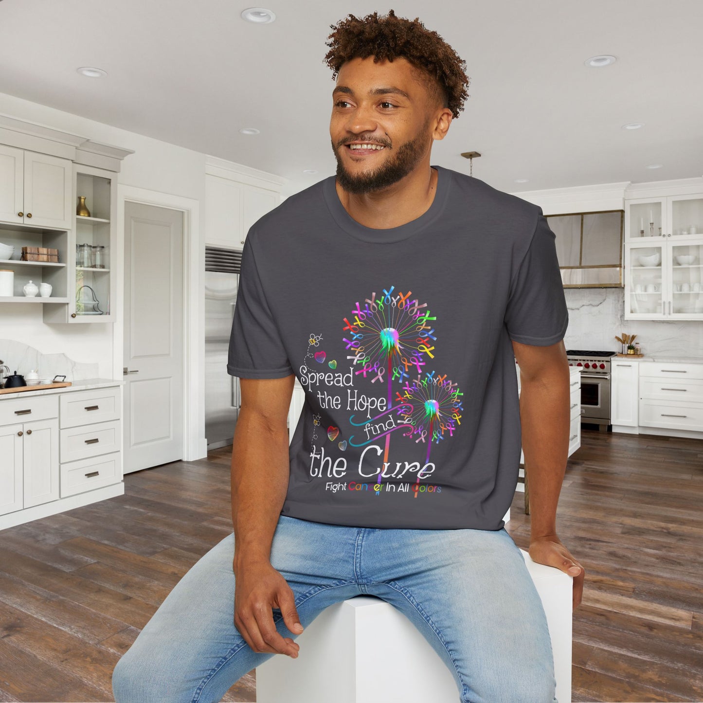 Fight Cancer in All Colors 27 Adult T-shirt