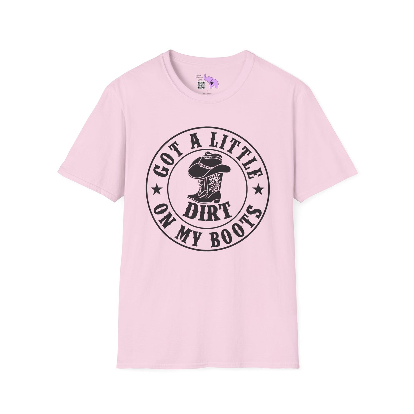 Got A Little Dirt On My Boots Adult T-shirt