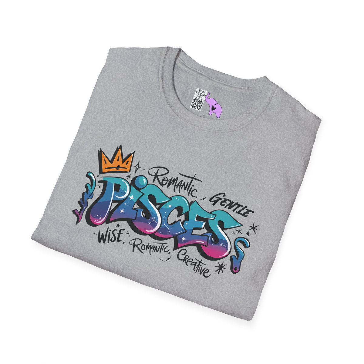 Pisces Street Art Adult T-shirt