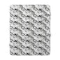 Frost Veil Marble Fleece Blanket
