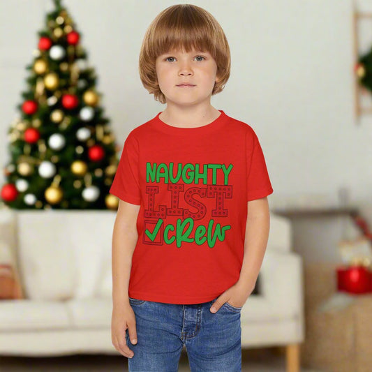 Naughty List Crew Heavy Cotton™ Toddler T-shirt