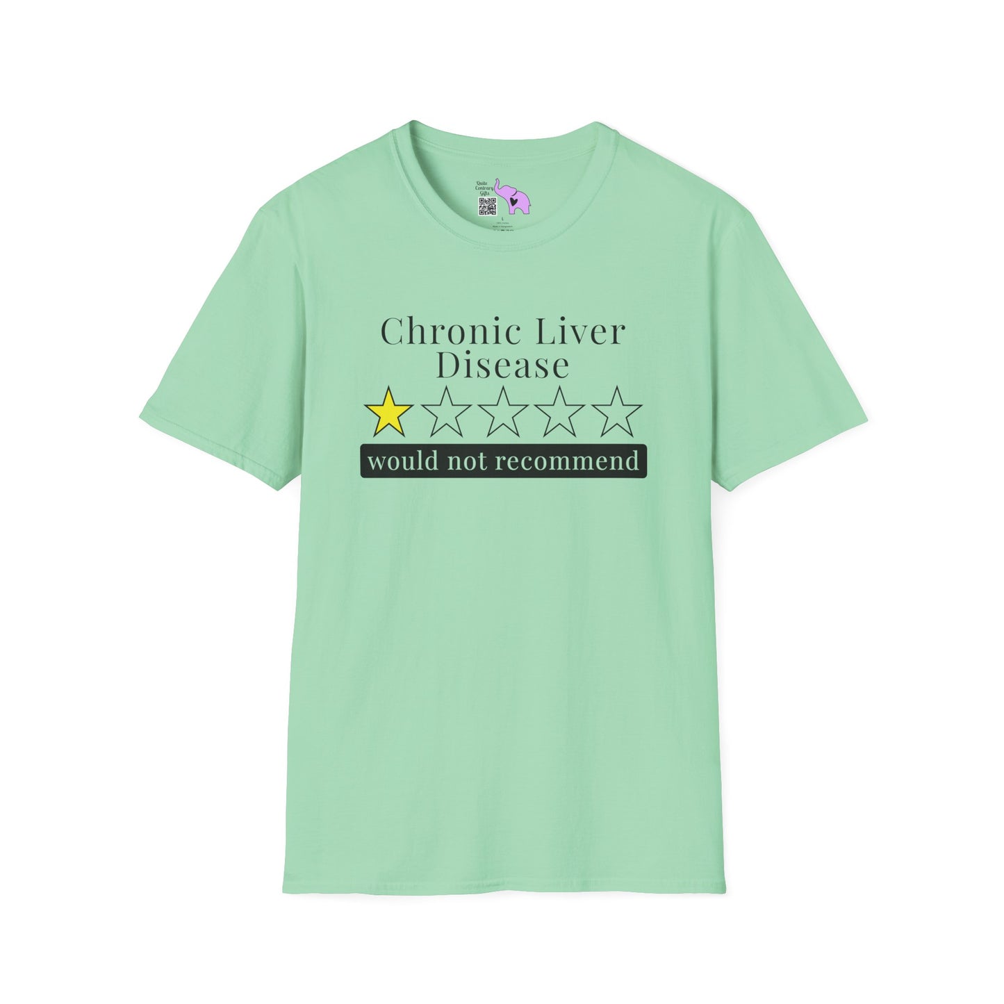 Chronic Liver Disease 1 Star Would Not Recommend Adult T-shirt