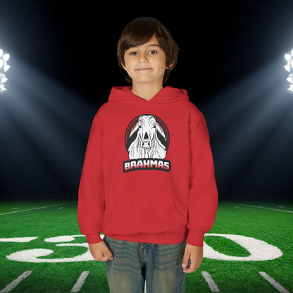 Brahmas Circle Youth Heavy Blend Hoodie