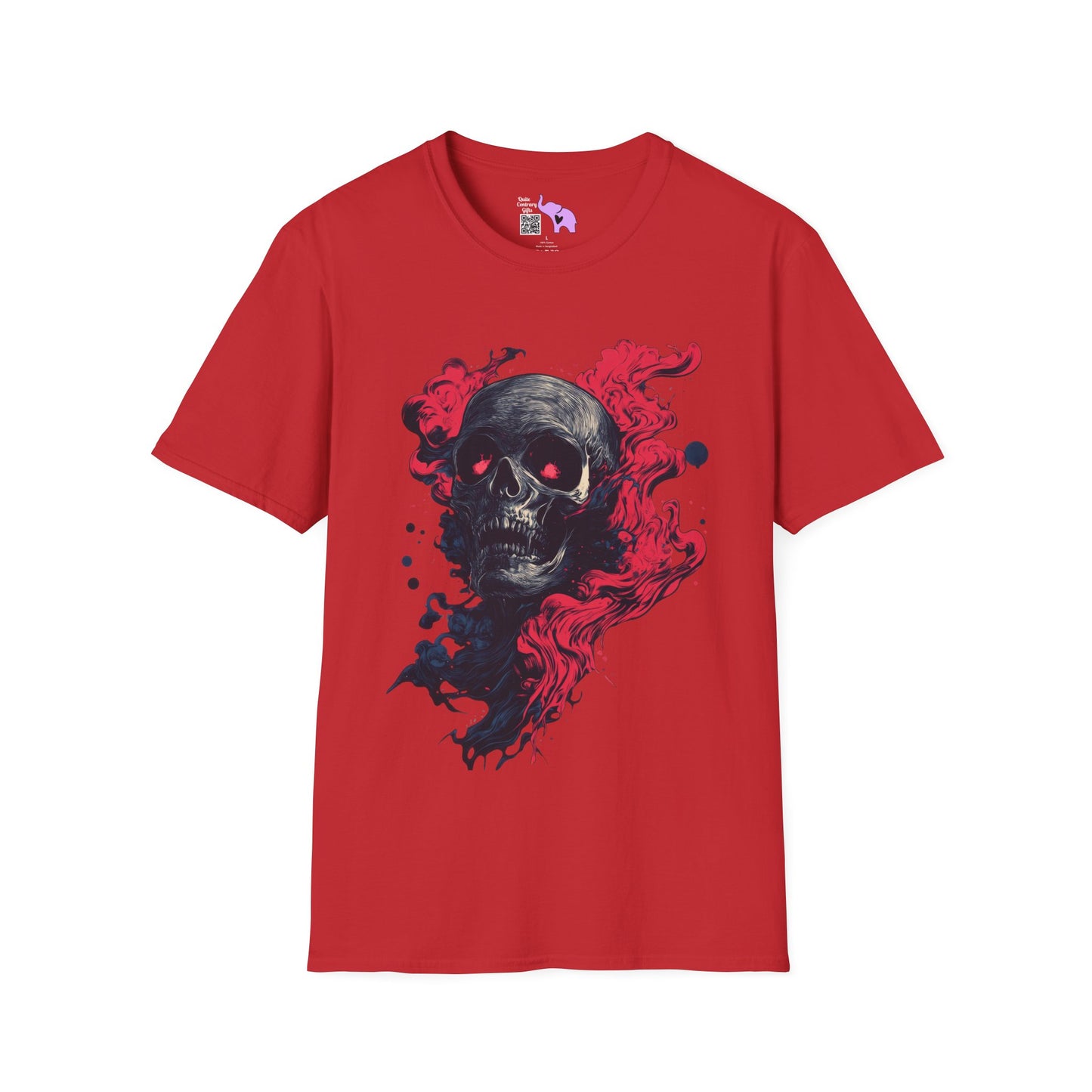 Creepy Skull 2 Adult T-shirt
