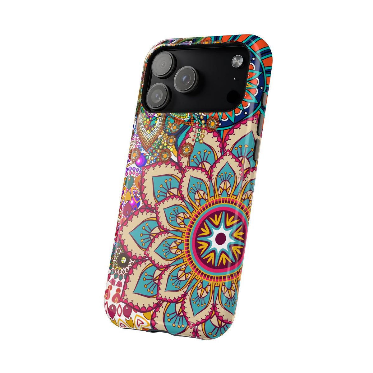 Colorful Mandala MagSafe® Compatible Tough Case for iPhone
