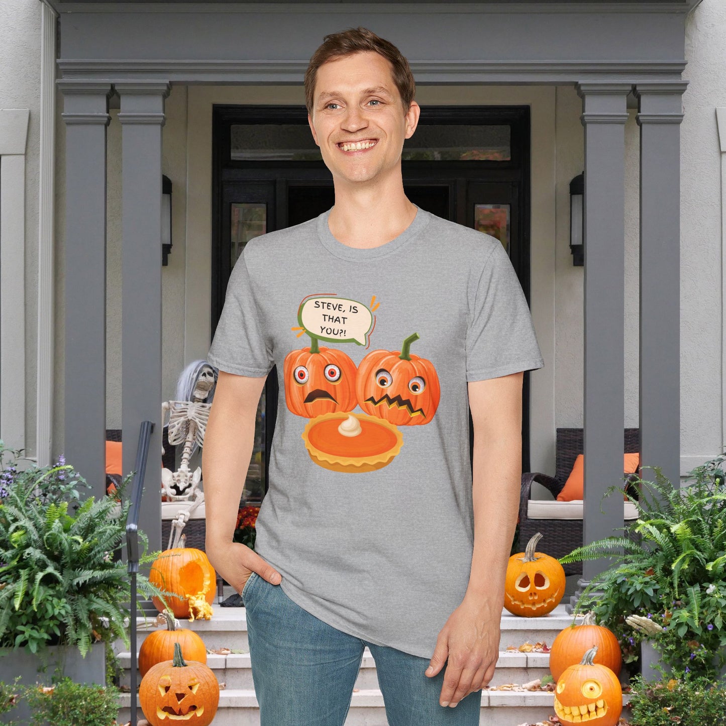 Pumpkin Pie Steve Is That You?! Adult T-shirt