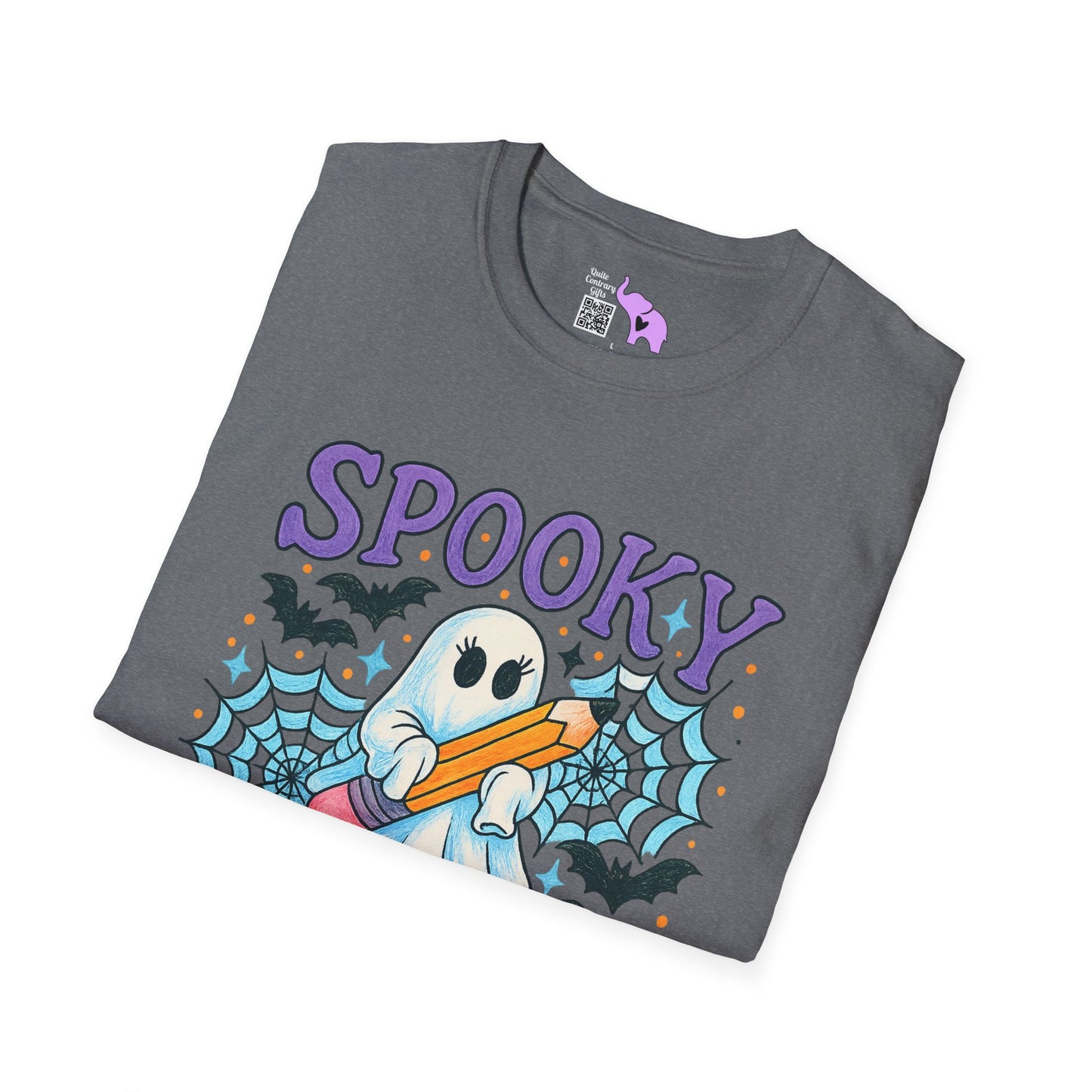 Spooky Teacher Adult T-shirt